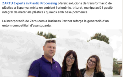 13.03.2026 👉L’AEQT amplia el programa de Business Partner con la incorporación de ZARTU Experts in Plastic Processing